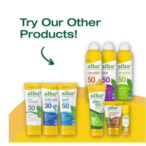 Alba Botanica Hawaiian Sunscreen Spray SPF 50, Coconut 5 fl oz - Picture 6 of 10